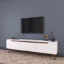 Hanah Home Soporte para TV D1 - 794 Blanco y Nogal
